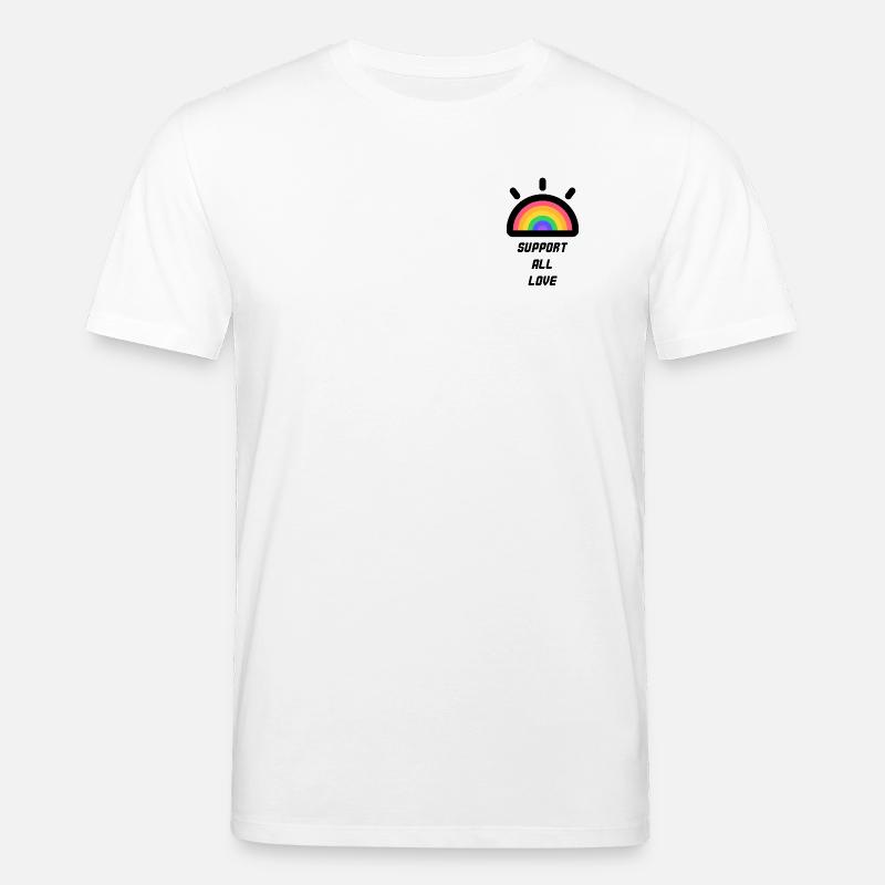 Support All Love - Stanley/Stella Unisex Bio-T-Shirt CREATOR  - Weiß