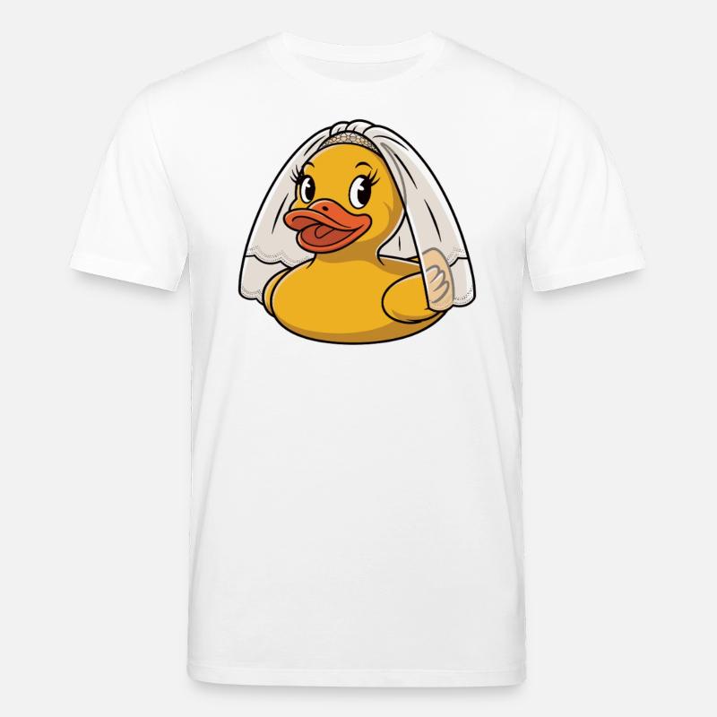 Gummiente Braut - Stanley/Stella Unisex Bio-T-Shirt CREATOR  - Weiß