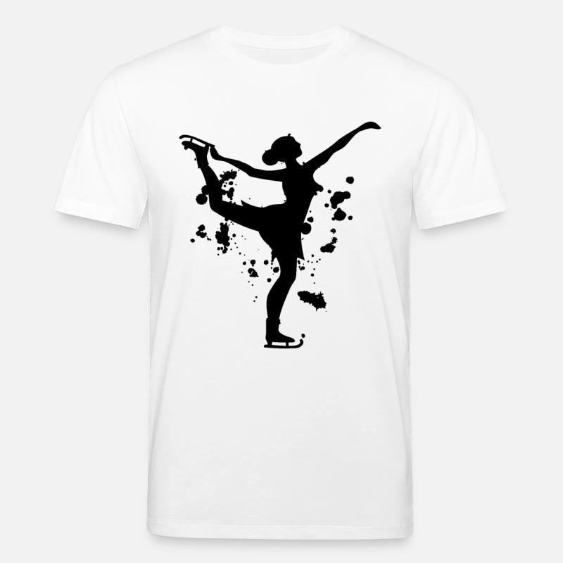 Eiskunstlauf - Stanley/Stella Unisex Bio-T-Shirt CREATOR  - Weiß
