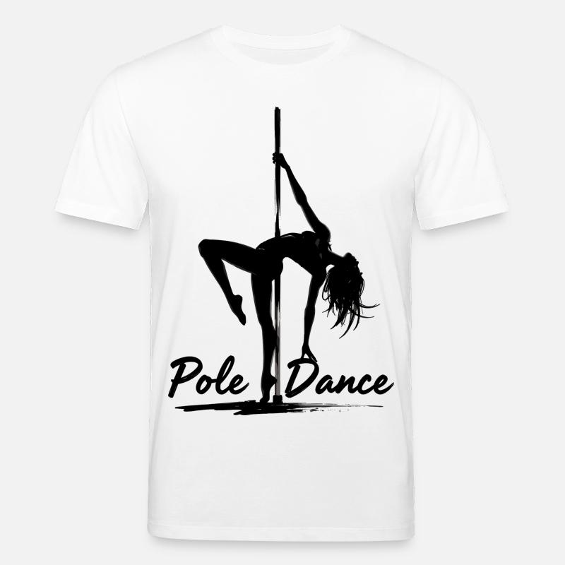 Pole Dance Poledancerin Silhouette Geschenk - Stanley/Stella Unisex Bio-T-Shirt CREATOR  - Weiß