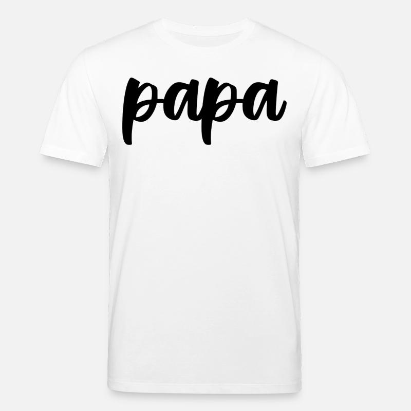 Papa - Stanley/Stella Unisex Bio-T-Shirt CREATOR  - Weiß