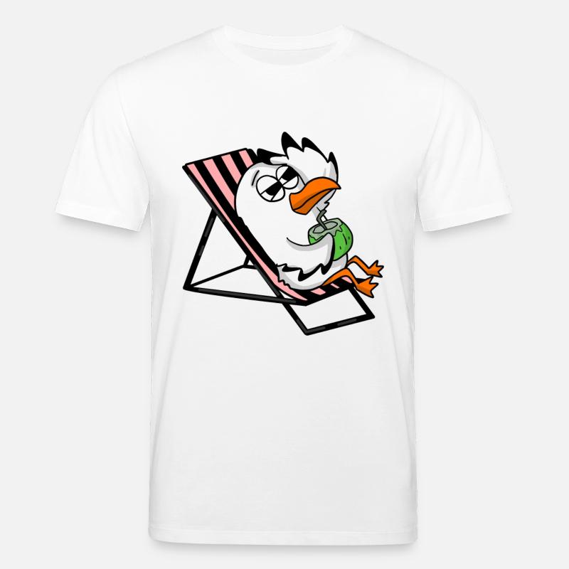Möwe - Stanley/Stella Unisex Bio-T-Shirt CREATOR  - Weiß