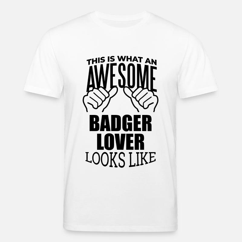 Dachs - Stanley/Stella Unisex Bio-T-Shirt CREATOR  - Weiß