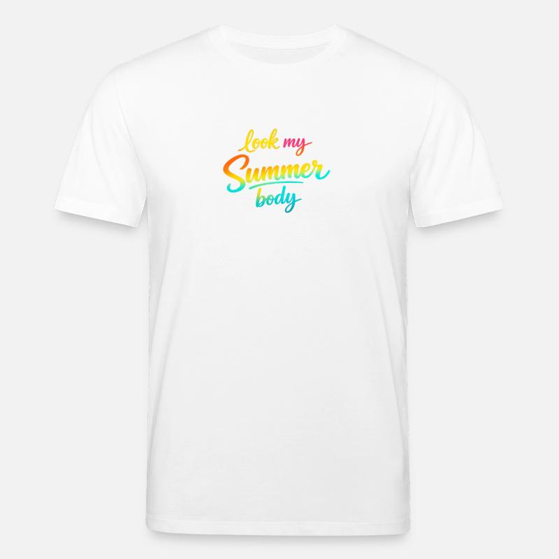 Schau, mein Sommerkörper! - Stanley/Stella Unisex Bio-T-Shirt CREATOR  - Weiß