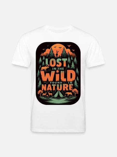 Camping dans la nature sauvage - T-shirt bio CREATOR Stanley/Stella Unisexe - blanc