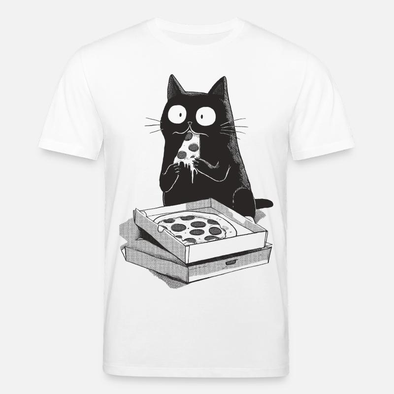 Pizza Cat - T-shirt bio CREATOR Stanley/Stella Unisexe - blanc