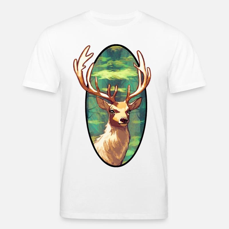 Junger Hirsch - Stanley/Stella Unisex Bio-T-Shirt CREATOR  - Weiß