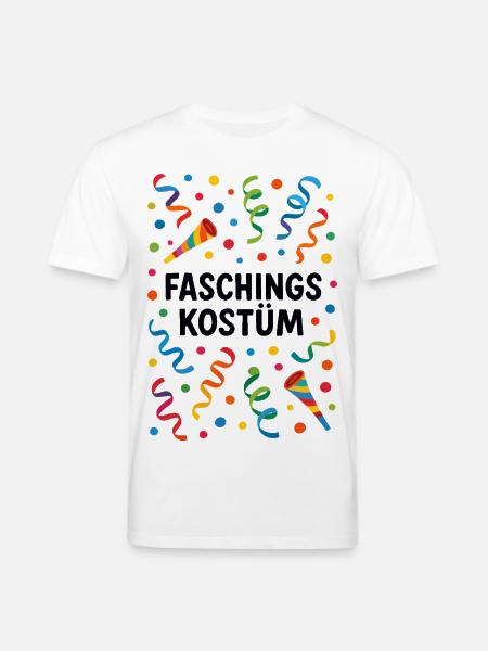 Fasching Kostüm Konfetti Faschingskostüm bunt - Stanley/Stella Unisex Bio-T-Shirt CREATOR  - Weiß