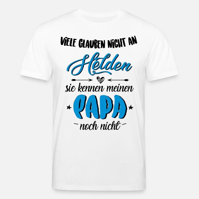 Papa Held - Stanley/Stella Unisex Bio-T-Shirt CREATOR  - Weiß