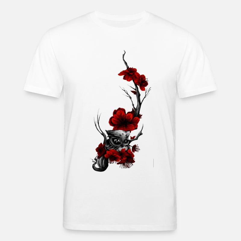 Eule - Stanley/Stella Unisex Bio-T-Shirt CREATOR  - Weiß