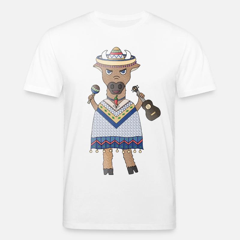 Stier Samba Rhythmus im Blut - Stanley/Stella Unisex Bio-T-Shirt CREATOR  - Weiß