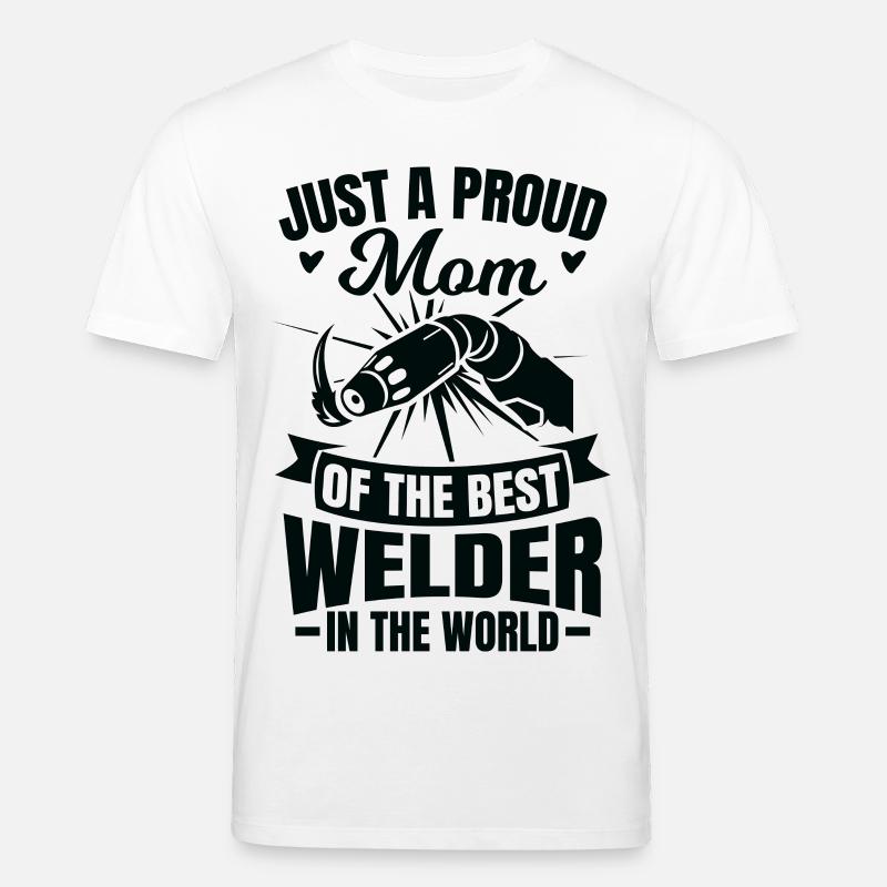 Schweißer Mama - Stanley/Stella Unisex Bio-T-Shirt CREATOR  - Weiß