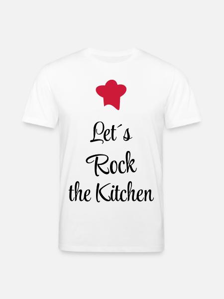 Let's rock the Kitchen - Stanley/Stella CREATOR Unisex Organic T-Shirt - white