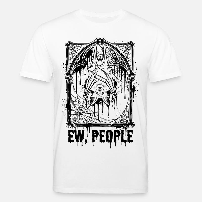 Ew, les gens Bat Gothic - T-shirt bio CREATOR Stanley/Stella Unisexe - blanc