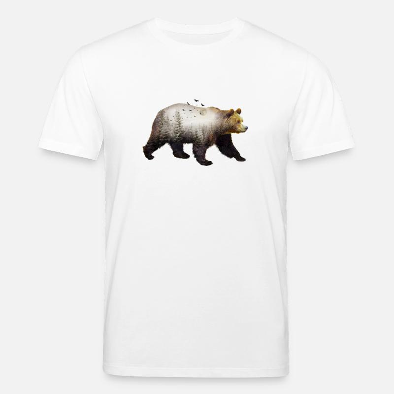 Mondbär - Stanley/Stella Unisex Bio-T-Shirt CREATOR  - Weiß