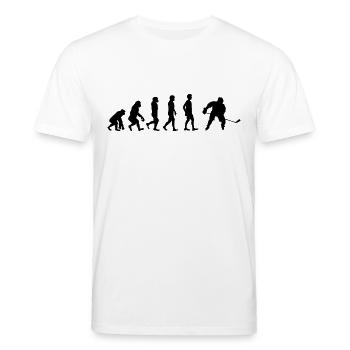 Evolution Hockey - Stanley/Stella Unisex Bio-T-Shirt CREATOR  - Weiß - Vorne - Alina (178cm) & Michal (187cm)