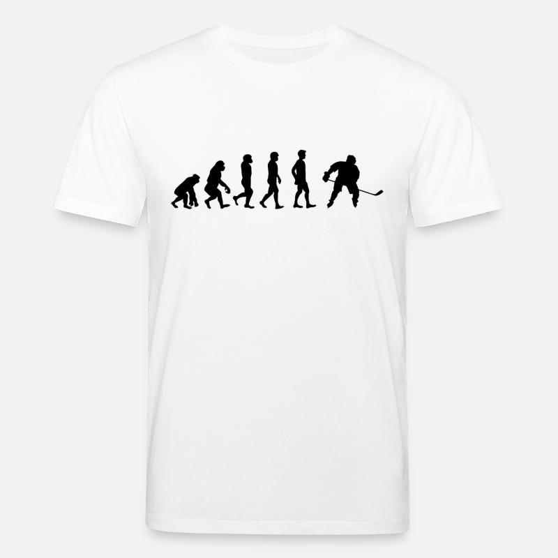 Evolution Hockey - T-shirt bio CREATOR Stanley/Stella Unisexe - blanc