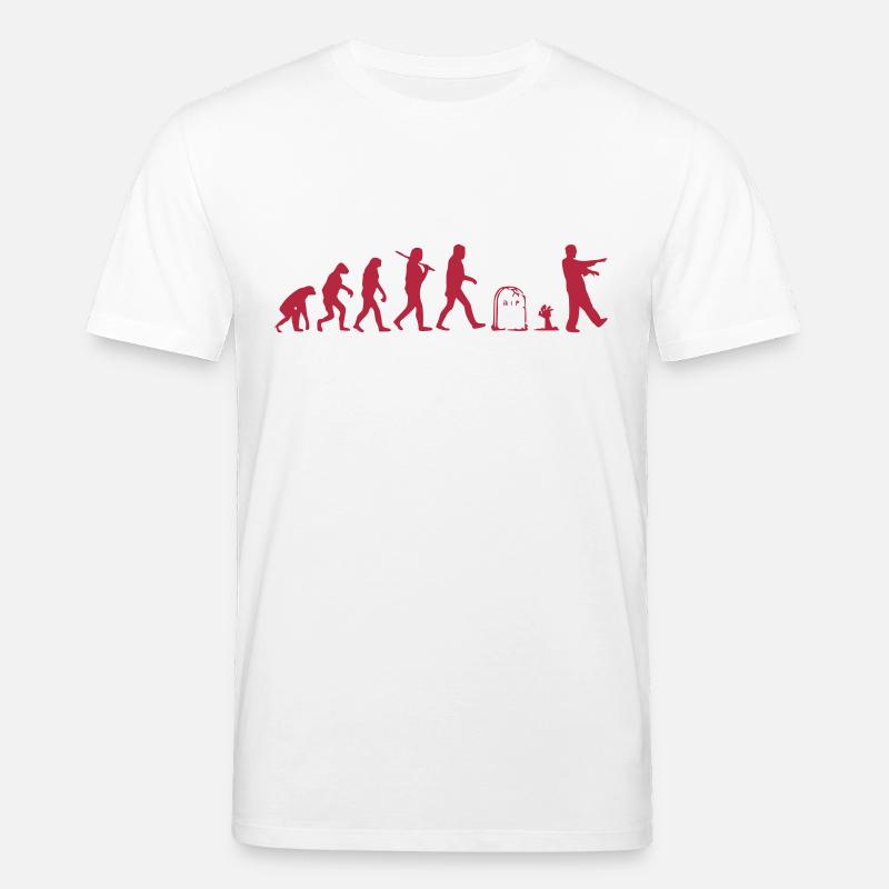 Evolution - T-shirt bio CREATOR Stanley/Stella Unisexe - blanc