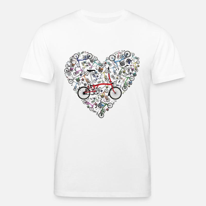 Ich liebe Brompton Bikes - Stanley/Stella Unisex Bio-T-Shirt CREATOR  - Weiß