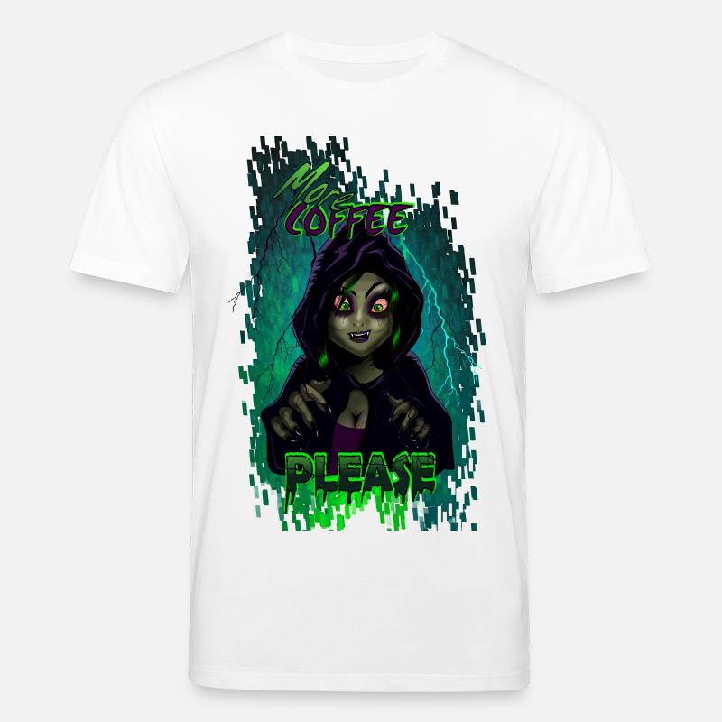 mehr Kaffee - Stanley/Stella Unisex Bio-T-Shirt CREATOR  - Weiß