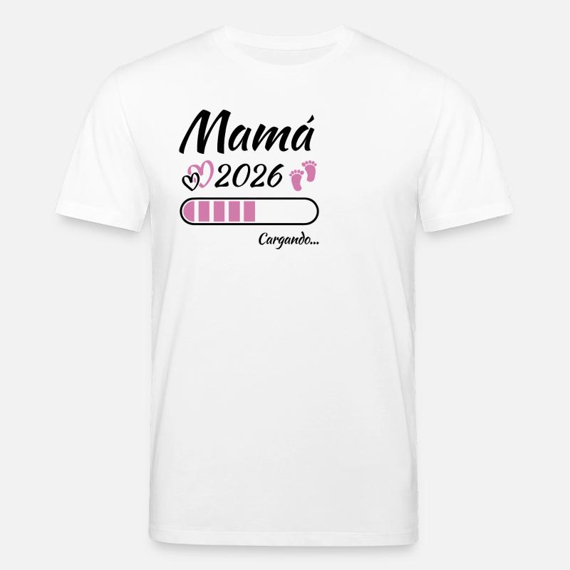 Werdende Mutter 2026 Loading - Stanley/Stella Unisex Bio-T-Shirt CREATOR  - Weiß