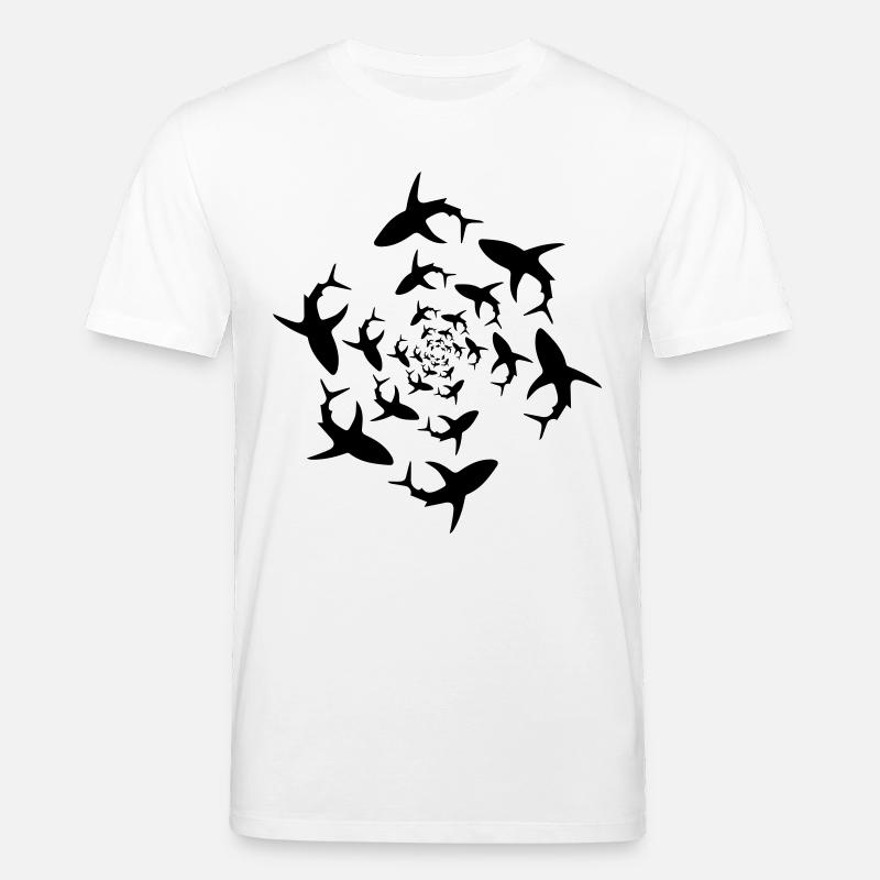 Sharkswarm - Stanley/Stella Unisex Bio-T-Shirt CREATOR  - Weiß