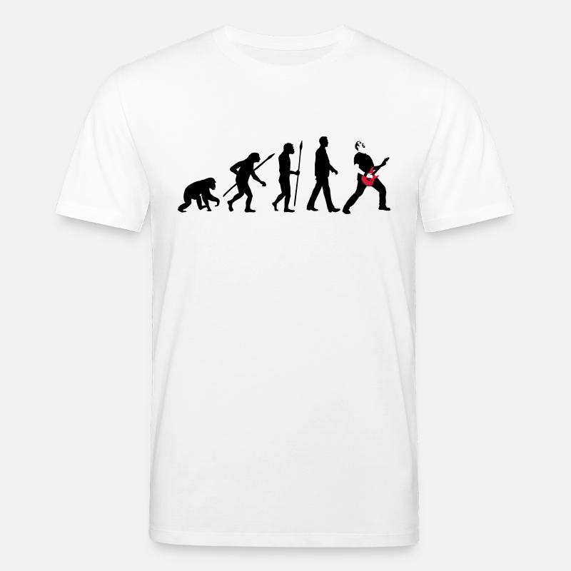 evolution_rocks_032012_a_2c - T-shirt bio CREATOR Stanley/Stella Unisexe - blanc