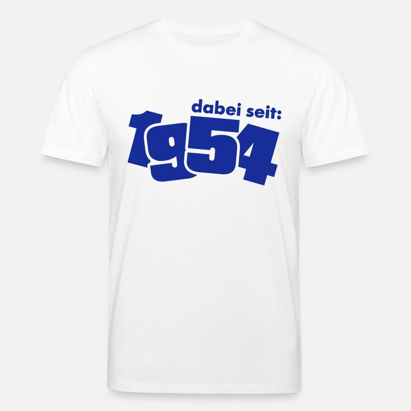Dabei seit 1954 - Stanley/Stella Unisex Bio-T-Shirt CREATOR  - Weiß