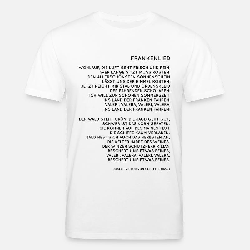 Frankenlied Franken - Stanley/Stella Unisex Bio-T-Shirt CREATOR  - Weiß