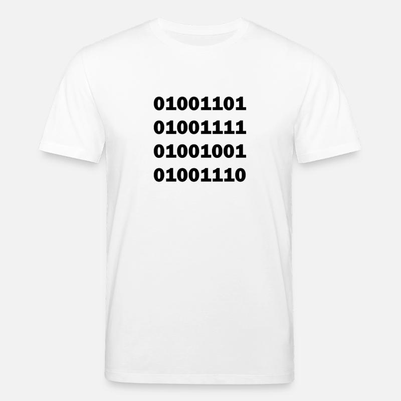 Binary code MOIN - Stanley/Stella CREATOR Unisex Organic T-Shirt - white