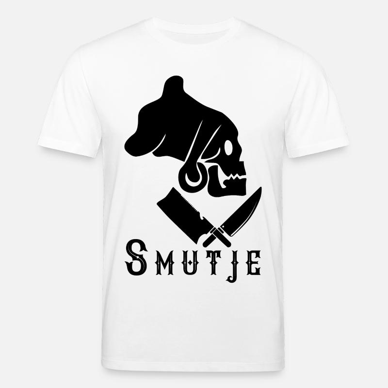 Smutje mit Schritzug - Stanley/Stella Unisex Bio-T-Shirt CREATOR  - Weiß