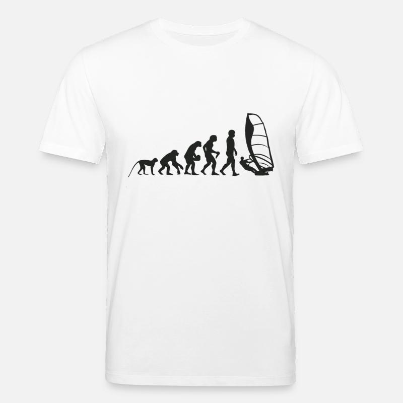 Evolution Windsurfing - T-shirt bio CREATOR Stanley/Stella Unisexe - blanc