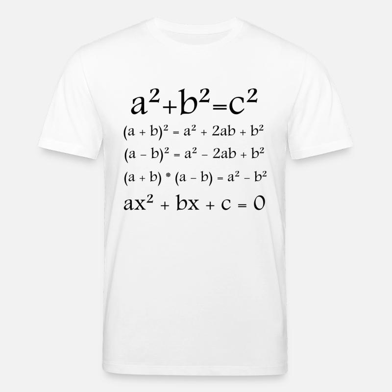 Mathematics / Math / Formula - Stanley/Stella CREATOR Unisex Organic T-Shirt - white