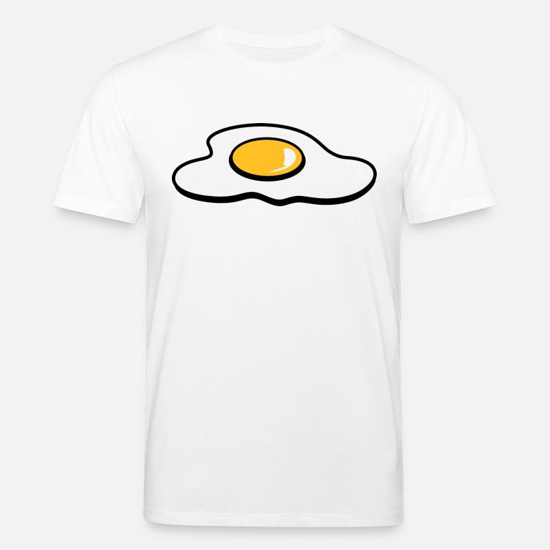 A fried egg - Stanley/Stella CREATOR Unisex Organic T-Shirt - white