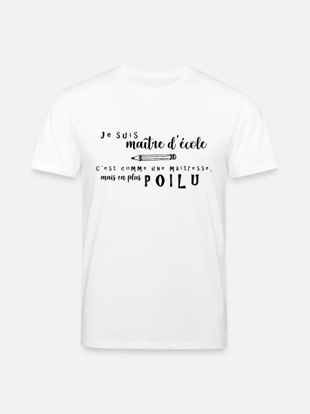 It's like a mistress, but more hairy - Stanley/Stella CREATOR Unisex Organic T-Shirt - white