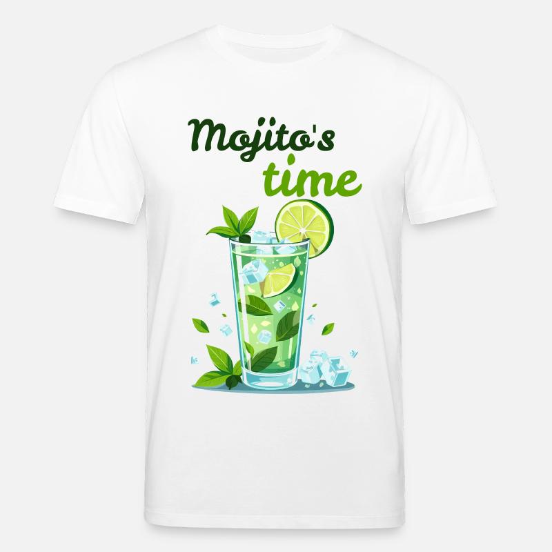 Mojito Cocktail von Helfspawn - Stanley/Stella Unisex Bio-T-Shirt CREATOR  - Weiß
