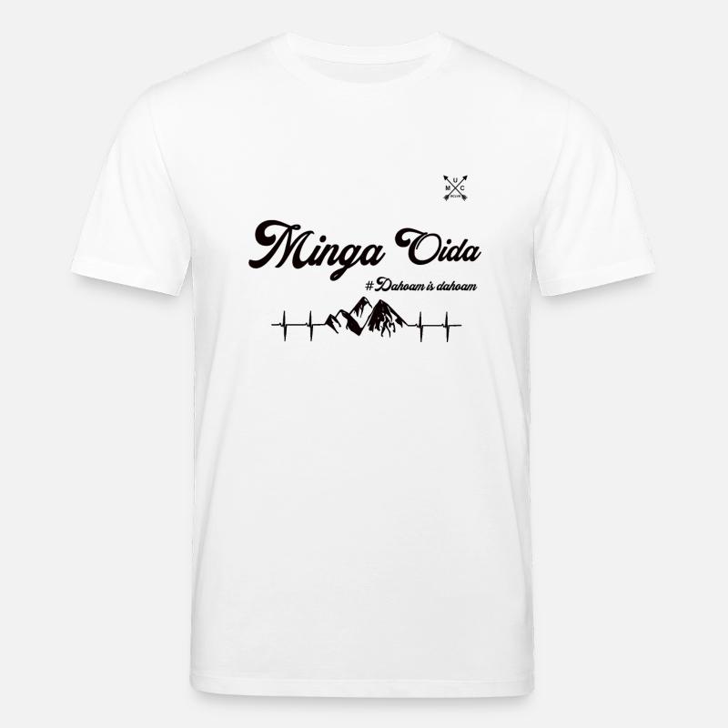 Minga Oida Stuff - T-shirt bio CREATOR Stanley/Stella Unisexe - blanc