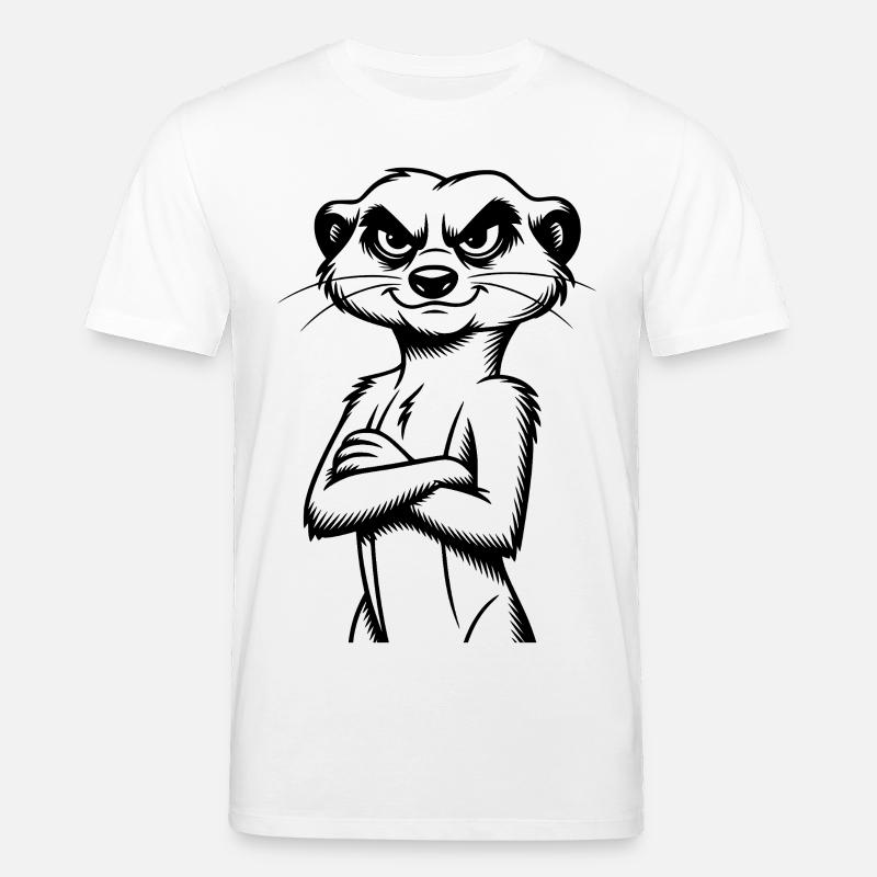 Suricate - T-shirt bio CREATOR Stanley/Stella Unisexe - blanc