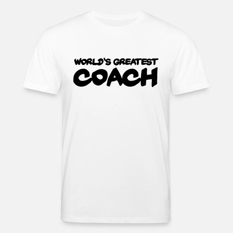 World's greatest Coach - Stanley/Stella Unisex Bio-T-Shirt CREATOR - Weiß