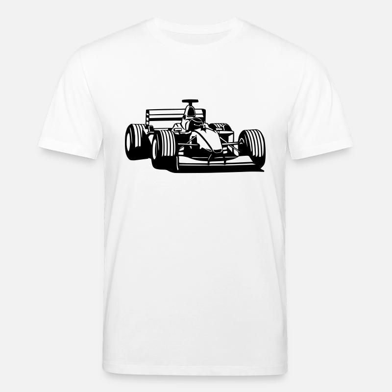 Rennwagen - Rennauto - Stanley/Stella Unisex Bio-T-Shirt CREATOR  - Weiß