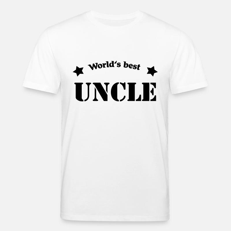 World's best uncle - T-shirt bio CREATOR Stanley/Stella Unisexe - blanc