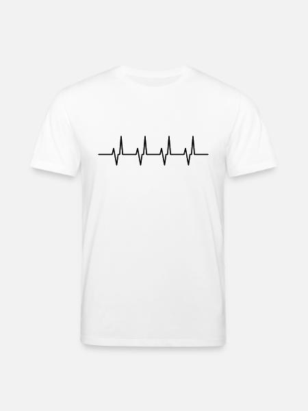 pulsation - T-shirt bio CREATOR Stanley/Stella Unisexe - blanc
