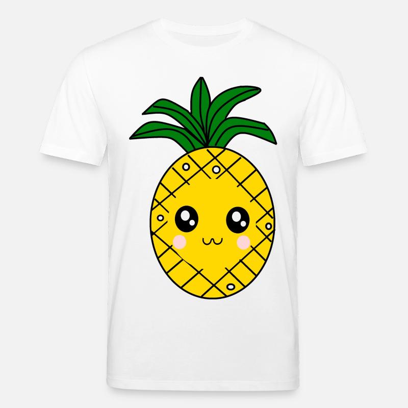 Fasching, Karneval, Kostüm, Ananas - Stanley/Stella Unisex Bio-T-Shirt CREATOR  - Weiß