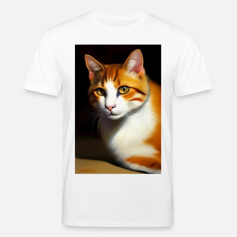 Image du chat - T-shirt bio CREATOR Stanley/Stella Unisexe - blanc