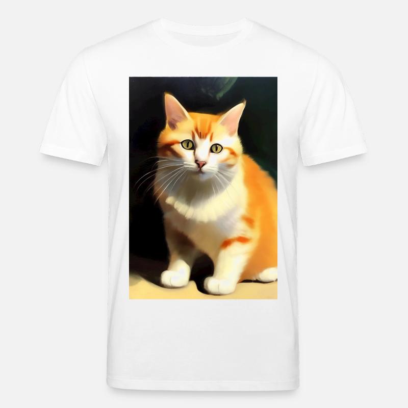 Image du chat - T-shirt bio CREATOR Stanley/Stella Unisexe - blanc