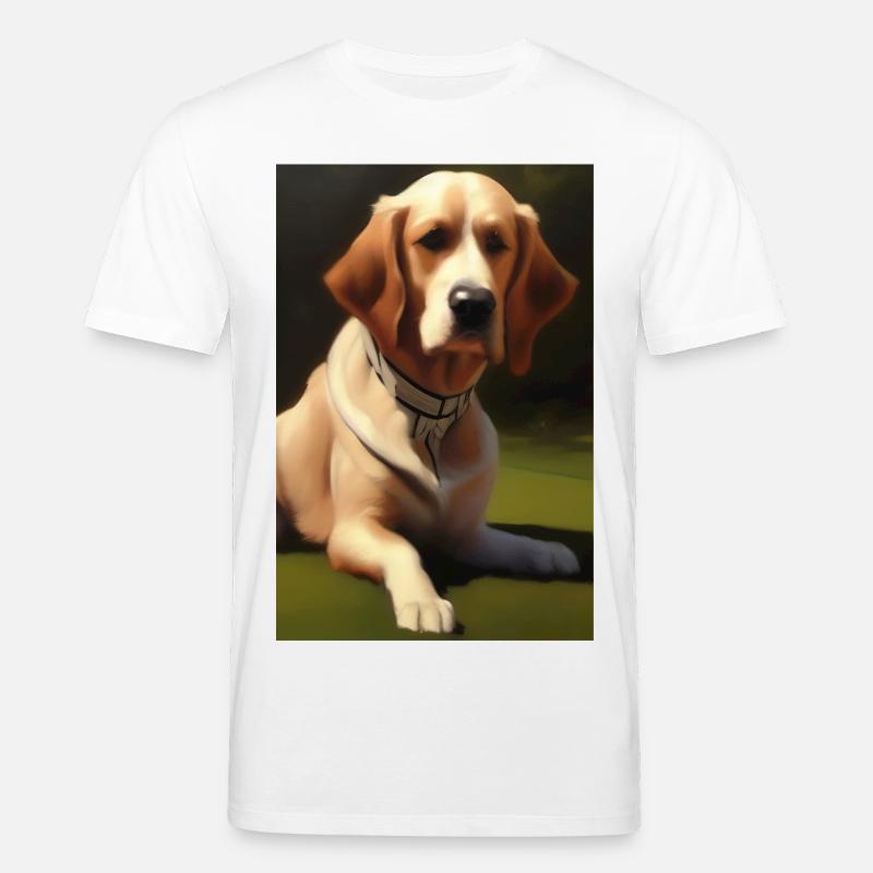 Hunde Bild - Stanley/Stella Unisex Bio-T-Shirt CREATOR  - Weiß