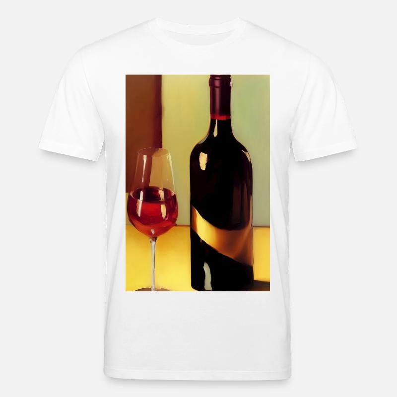 Wein Trinker - Stanley/Stella Unisex Bio-T-Shirt CREATOR  - Weiß