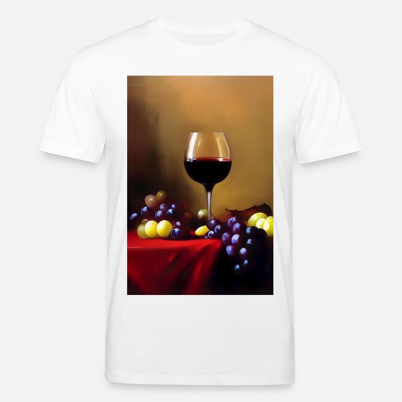 Wein Trinker - Stanley/Stella Unisex Bio-T-Shirt CREATOR  - Weiß