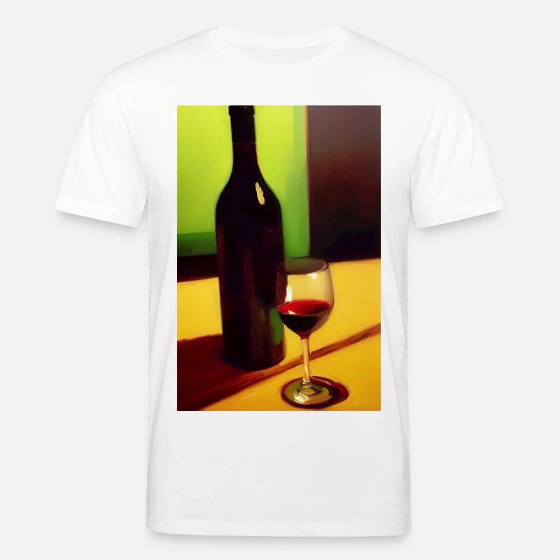 Wein Trinker - Stanley/Stella Unisex Bio-T-Shirt CREATOR  - Weiß