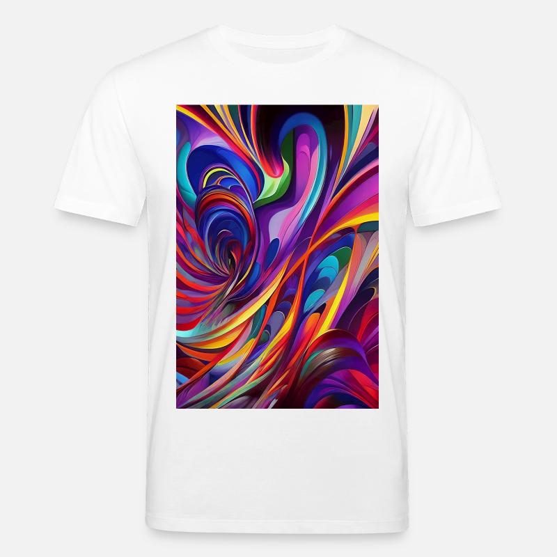Abstrakte Kunst - Stanley/Stella Unisex Bio-T-Shirt CREATOR  - Weiß